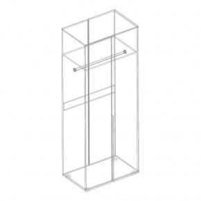 СТИЛ Шкаф 2-ств для одежды в Режи - rezh.ok-mebel.com | фото 2