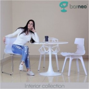 Стол Barneo T-3 Tulip style (RAL9003 белый, D100) в Режи - rezh.ok-mebel.com | фото 6