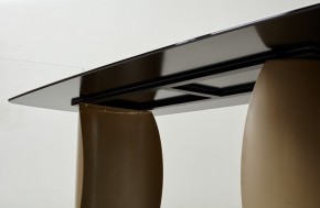 Стол BRONTE 220 KL-188 Контрастный мрамор матовый, итальянская керамика/ Шампань, ®DISAUR в Режи - rezh.ok-mebel.com | фото 6