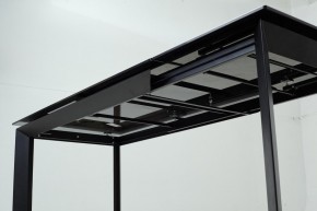 Стол CREMONA 140 KL-99 Белый мрамор матовый, итальянская керамика / черный каркас, ®DISAUR в Режи - rezh.ok-mebel.com | фото 13