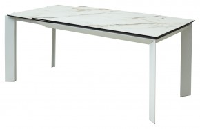 Стол CREMONA 160 KL-188 Контрастный мрамор / белый каркас, ®DISAUR в Режи - rezh.ok-mebel.com | фото 7