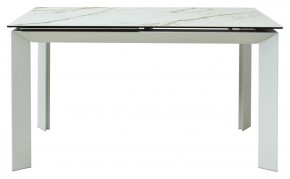 Стол CREMONA 160 KL-188 Контрастный мрамор / белый каркас, ®DISAUR в Режи - rezh.ok-mebel.com | фото 5