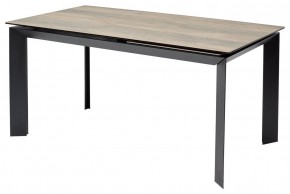 Стол CREMONA 180 KL-61 Под дерево, итальянская керамика / черный каркас, ®DISAUR в Режи - rezh.ok-mebel.com | фото 5