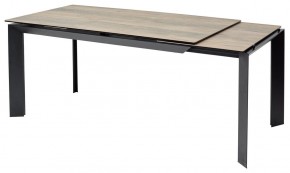 Стол CREMONA 180 KL-61 Под дерево, итальянская керамика / черный каркас, ®DISAUR в Режи - rezh.ok-mebel.com | фото 7