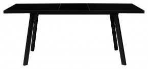 Стол ФИН 120 Черный, стекло/ Черный каркас М-City в Режи - rezh.ok-mebel.com | фото 1