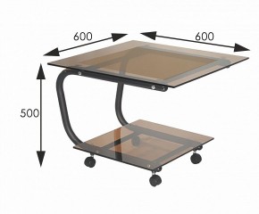 Стол журнальный Дуэт 9 в Режи - rezh.ok-mebel.com | фото 2