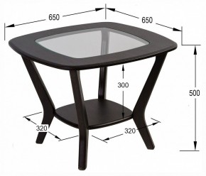 Стол журнальный Мельбурн в Режи - rezh.ok-mebel.com | фото 4