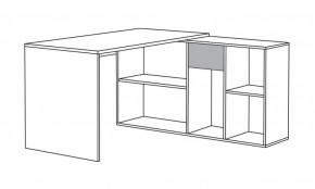 Стол письменный Лайт 03.245 F (белый) в Режи - rezh.ok-mebel.com | фото 3