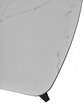 Стол RASMUS 160 TL-45 Белый мрамор, испанская керамика / черный каркас, ®DISAUR в Режи - rezh.ok-mebel.com | фото 6