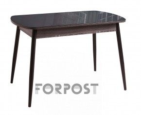 Стол раздвижной со стеклянной столешницей (BLACK, WHITE) в Режи - rezh.ok-mebel.com | фото