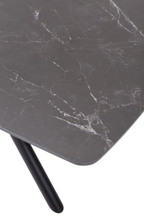 Стол RIVOLI 140 MATT BLACK MARBLE SOLID CERAMIC / BLACK, ®DISAUR в Режи - rezh.ok-mebel.com | фото 10