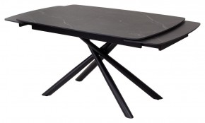 Стол RIVOLI 140 MATT BLACK MARBLE SOLID CERAMIC / BLACK, ®DISAUR в Режи - rezh.ok-mebel.com | фото 8