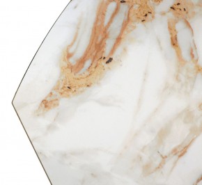 Стол TERAMO 135 GLOSS GRAND JADE SOLID CERAMIC, керамика, поворотн.механизм / Черный каркас, ®DISAUR в Режи - rezh.ok-mebel.com | фото 13