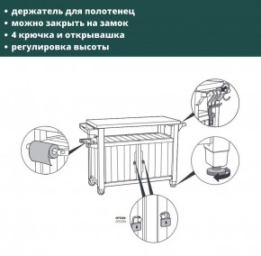 Столик для барбекю 207 Л (Unity XL 207L) в Режи - rezh.ok-mebel.com | фото 8