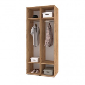 СТОУН С21 Шкаф 2-х створчатый (дуб золотой/графит) в Режи - rezh.ok-mebel.com | фото 3