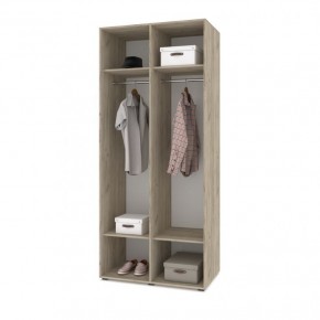 СТОУН С21 Шкаф 2-х створчатый (серый дуб/белый) в Режи - rezh.ok-mebel.com | фото 3
