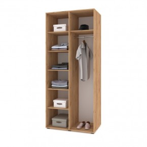 СТОУН С22 Шкаф 2-х створчатый (золотой дуб/графит) в Режи - rezh.ok-mebel.com | фото 3