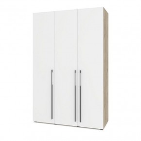 СТОУН С32 Шкаф 3-х створчатый (серый дуб/белый) в Режи - rezh.ok-mebel.com | фото