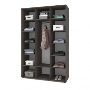 СТОУН С32 Шкаф 3-х створчатый (серый дуб/белый) в Режи - rezh.ok-mebel.com | фото 3