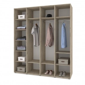 СТОУН С41 Шкаф 4-х створчатый (дуб золотой/графит) в Режи - rezh.ok-mebel.com | фото 3