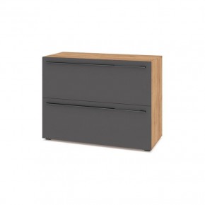 СТОУН С81 Комод (золотой дуб/графит) в Режи - rezh.ok-mebel.com | фото