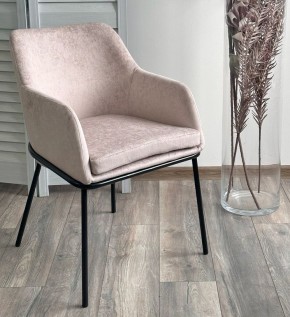 Стул АЛИСТЕР, цвет RAIN 2 какао велюр / черный каркас М-City в Режи - rezh.ok-mebel.com | фото 3
