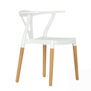 Стул Barneo N-218 Wishbone интерьерный кухонный белый в Режи - rezh.ok-mebel.com | фото