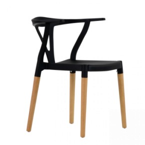 Стул Barneo N-218 Wishbone интерьерный кухонный черный в Режи - rezh.ok-mebel.com | фото