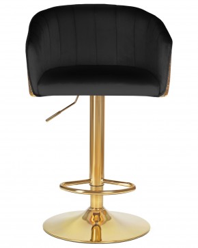 Стул барный DOBRIN DARCY GOLD SHINY, черный велюр с золотыми пайетками в Режи - rezh.ok-mebel.com | фото 6