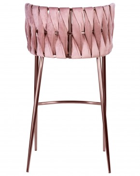 Стул барный DOBRIN EMMA ROSE GOLD, розовый велюр (VF-10) в Режи - rezh.ok-mebel.com | фото 5