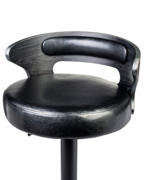 Стул барный DOBRIN FRED BLACK, чёрное дерево, чёрный в Режи - rezh.ok-mebel.com | фото 6