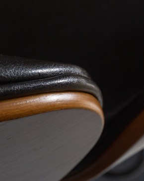 Стул барный DOBRIN JACK BLACK, цвет черный глянец PU ABD 002 в Режи - rezh.ok-mebel.com | фото 2