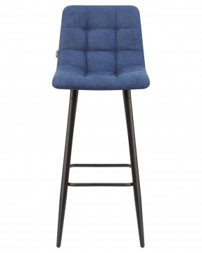 Стул барный DOBRIN NICOLE, черные матовые ножки, синяя ткань (UF860-14B) в Режи - rezh.ok-mebel.com | фото 6