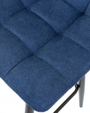 Стул барный DOBRIN NICOLE, черные матовые ножки, синяя ткань (UF860-14B) в Режи - rezh.ok-mebel.com | фото 8