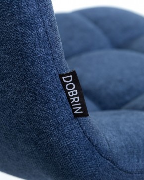 Стул барный DOBRIN NICOLE, черные матовые ножки, синяя ткань (UF860-14B) в Режи - rezh.ok-mebel.com | фото 9