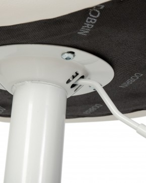 Стул барный DOBRIN TAILOR WHITE, белый PU в Режи - rezh.ok-mebel.com | фото 7