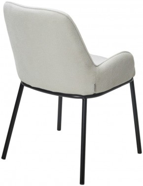 Стул BRIO CATO-01 Белый, фактурная ткань / черный каркас, ®DISAUR в Режи - rezh.ok-mebel.com | фото 5