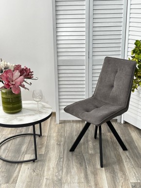 Стул BRONX, 360 град. поворот. B28 Темно-серый, велюр / черный каркас, М-City в Режи - rezh.ok-mebel.com | фото 4