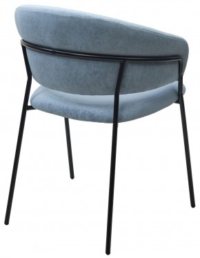 Стул ГЕММА, цвет RAIN 13 blue, велюр / черный каркас М-City в Режи - rezh.ok-mebel.com | фото 9