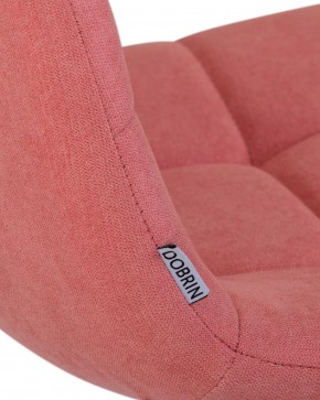 Стул обеденный DOBRIN ALEX, белые ножки, розовая ткань (UF860-05B) в Режи - rezh.ok-mebel.com | фото 7