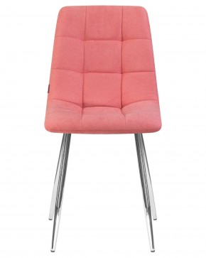 Стул обеденный DOBRIN ALEX, хром ножки, розовая ткань (UF860-05B) в Режи - rezh.ok-mebel.com | фото 6