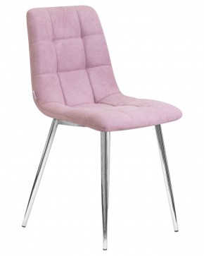 Стул обеденный DOBRIN ALEX, хром ножки, сиреневая ткань (UF860-04B) в Режи - rezh.ok-mebel.com | фото 2