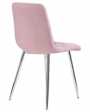 Стул обеденный DOBRIN ALEX, хром ножки, сиреневая ткань (UF860-04B) в Режи - rezh.ok-mebel.com | фото 4