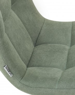 Стул обеденный DOBRIN ALEX SQUARE, белые ножки, мята ткань (UF860-11B) в Режи - rezh.ok-mebel.com | фото 8