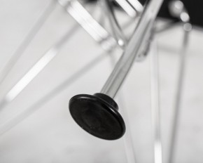 Стул обеденный DOBRIN BUTTERFLY CHROME, ножки хром, цвет кремовый в Режи - rezh.ok-mebel.com | фото 8