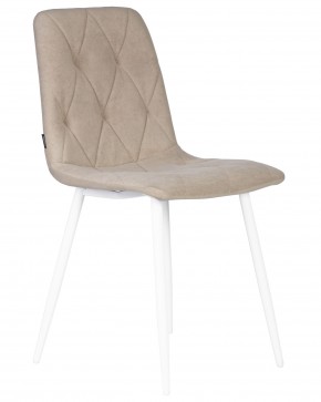 Стул обеденный DOBRIN CHILLY ROMBO, Капучино Simple 05, основание белый в Режи - rezh.ok-mebel.com | фото 2