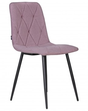 Стул обеденный DOBRIN CHILLY ROMBO, Лавандовый Simple 48, основание черное в Режи - rezh.ok-mebel.com | фото 2