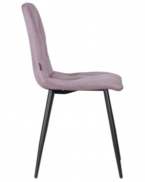 Стул обеденный DOBRIN CHILLY ROMBO, Лавандовый Simple 48, основание черное в Режи - rezh.ok-mebel.com | фото 3