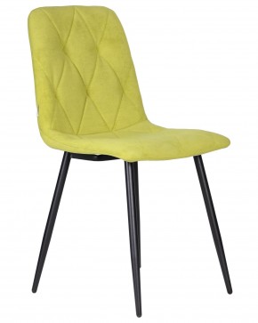 Стул обеденный DOBRIN CHILLY ROMBO, Лайм Simple 14, основание черное в Режи - rezh.ok-mebel.com | фото 2