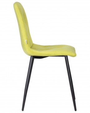 Стул обеденный DOBRIN CHILLY ROMBO, Лайм Simple 14, основание черное в Режи - rezh.ok-mebel.com | фото 3